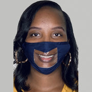 Blue Lipread Mask