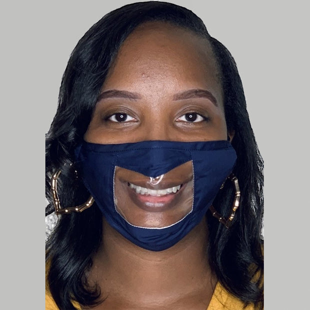 Blue Lipread Mask