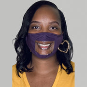 Purple Lipread Mask