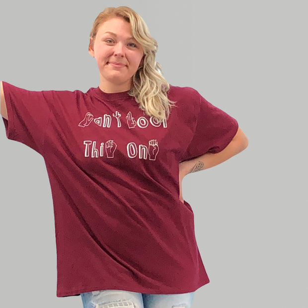 April Fool’s Day Shirt in Plum Red