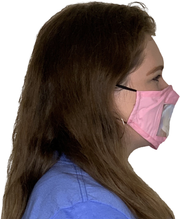 Pink Lipread Mask