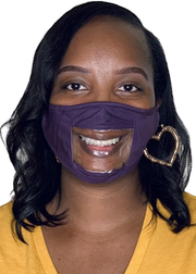 Purple Lipread Mask