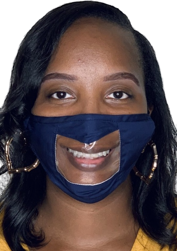 Blue Lipread Mask